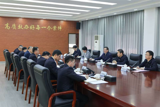 应勇到安徽检察机关宣讲党的二十届四中全会精神并调研4